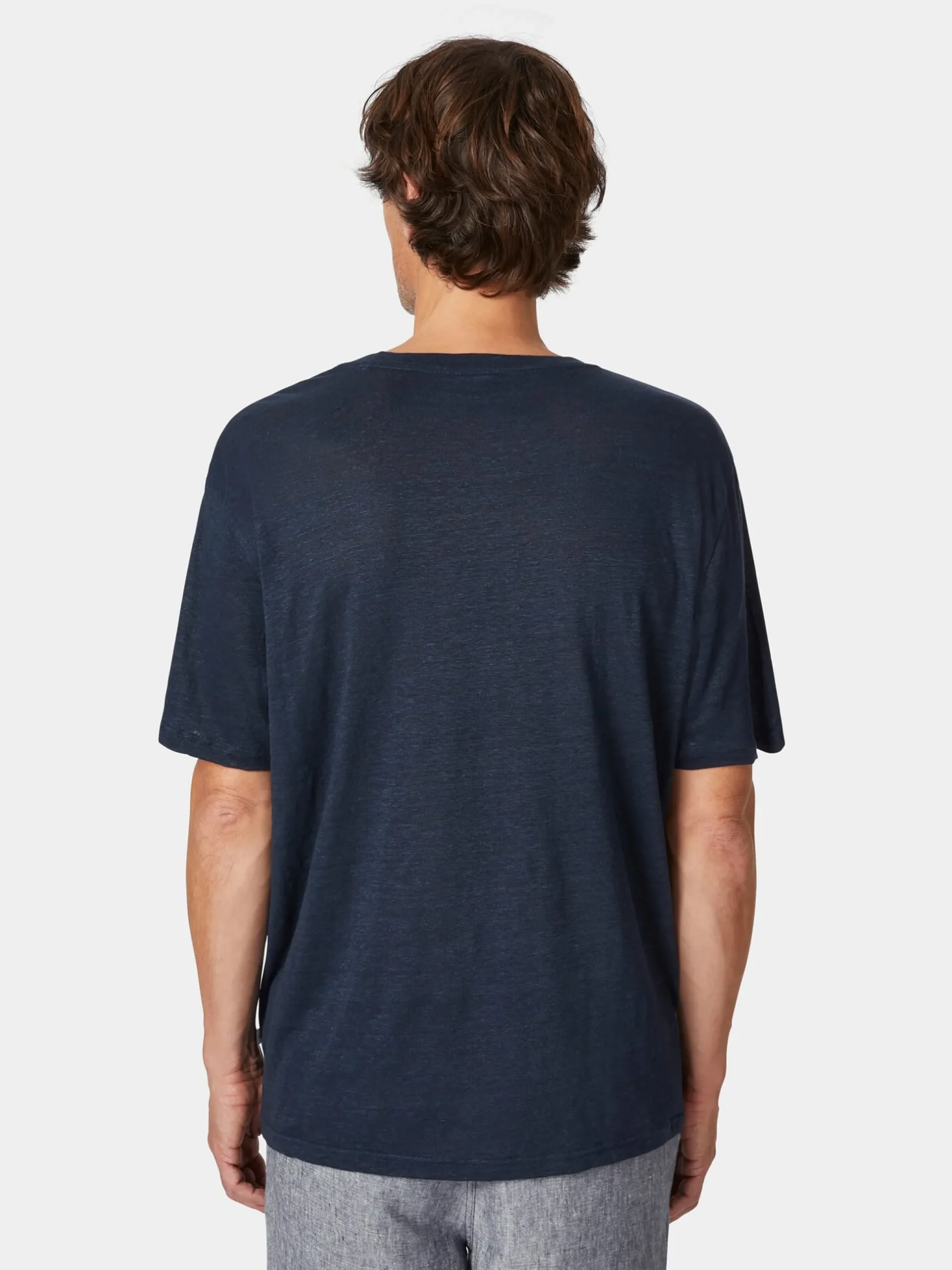 Herren-T-Shirt Leinen