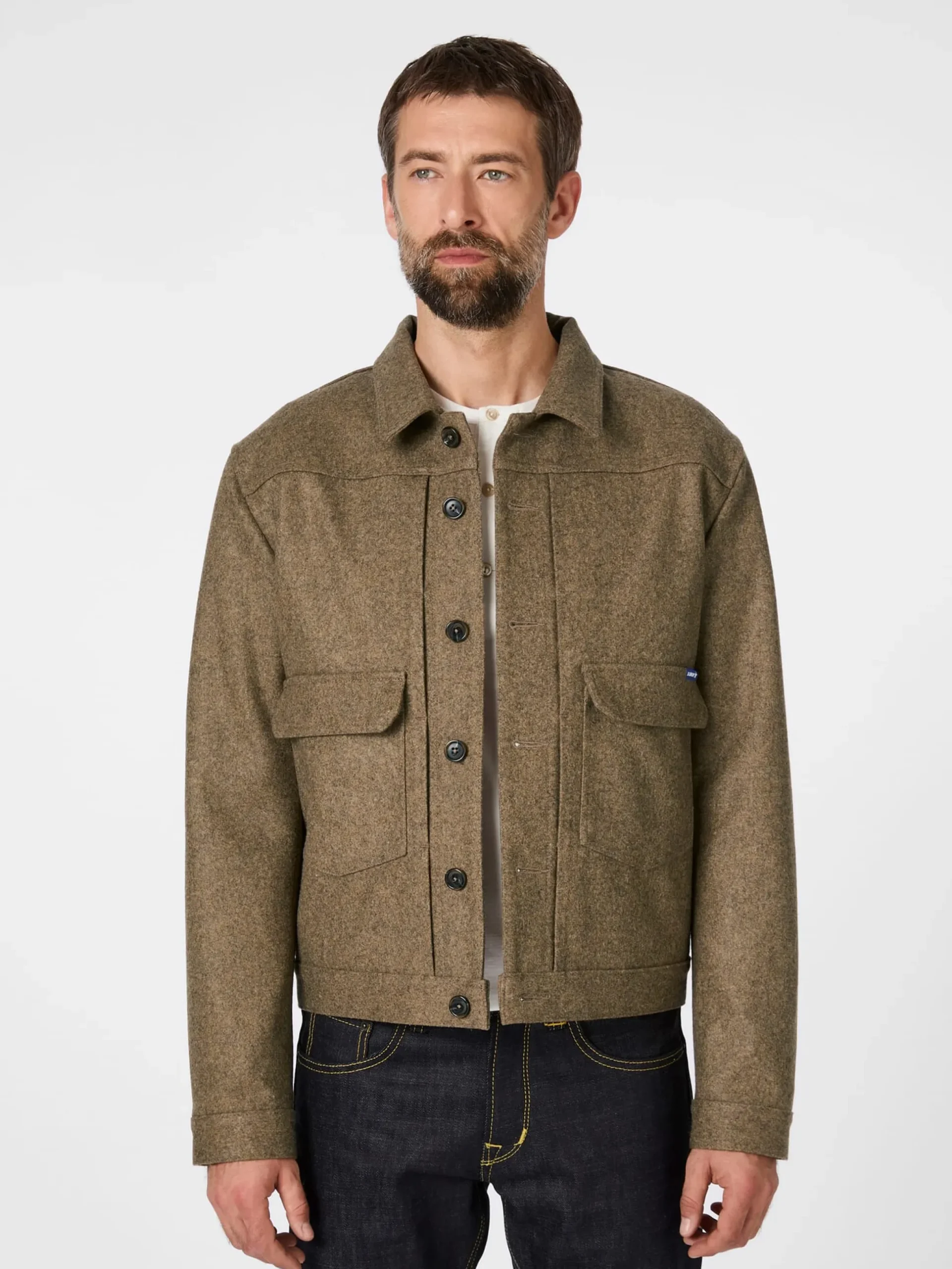 Herren-Wollblouson