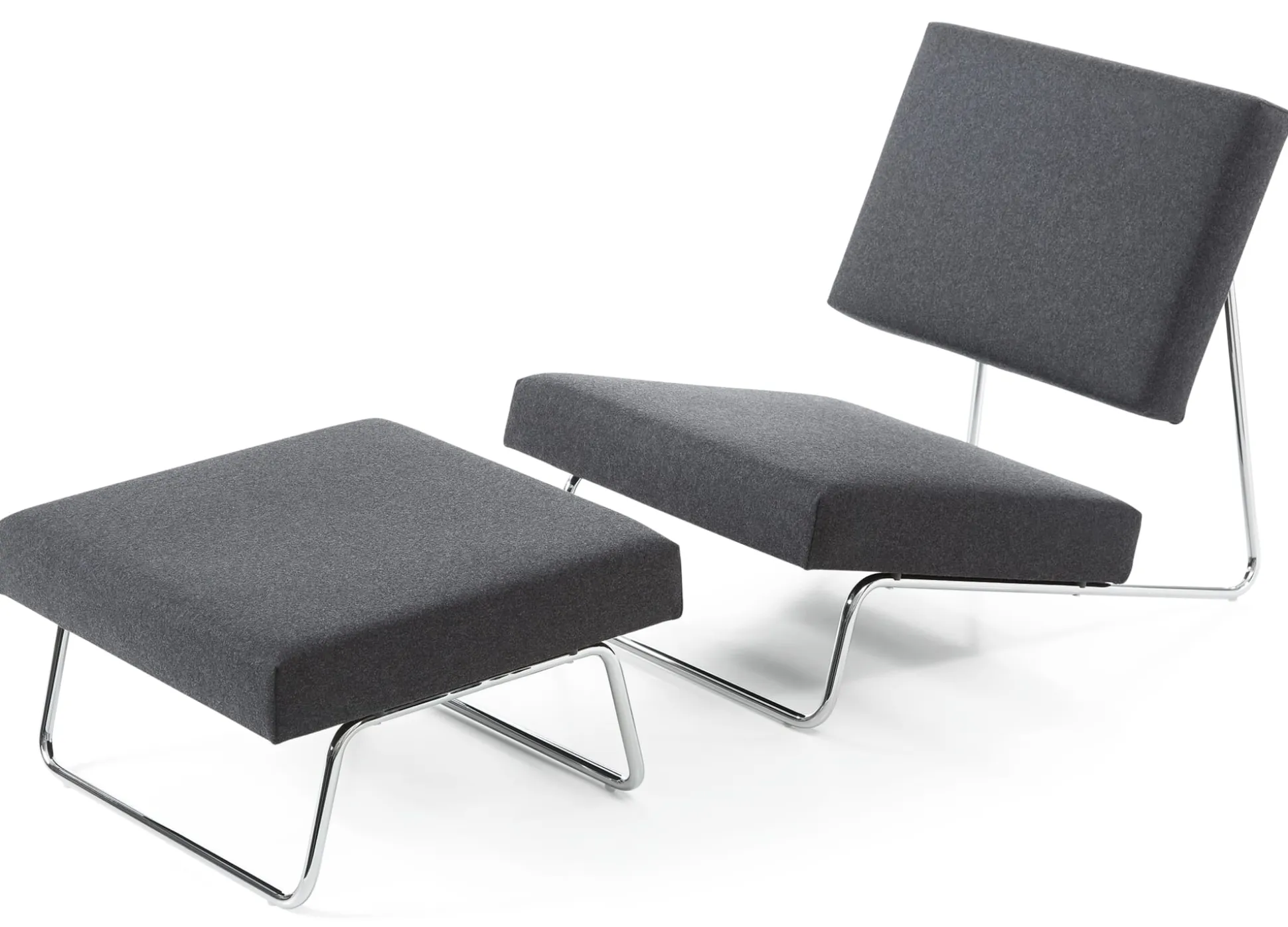 Hocker zu Sessel Lounge Chair Hirche