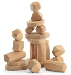 Holzbausteine Naturformen