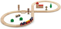 Holzschienenbahn