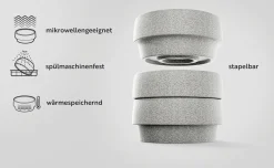 Hundenapf Granitkeramik