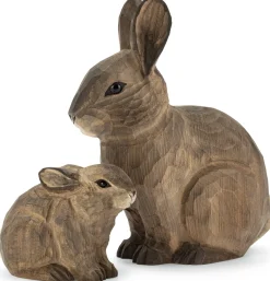 Kaninchen Lindenholz handgeschnitzt