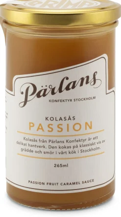 Karamellsauce mit Passionsfrucht