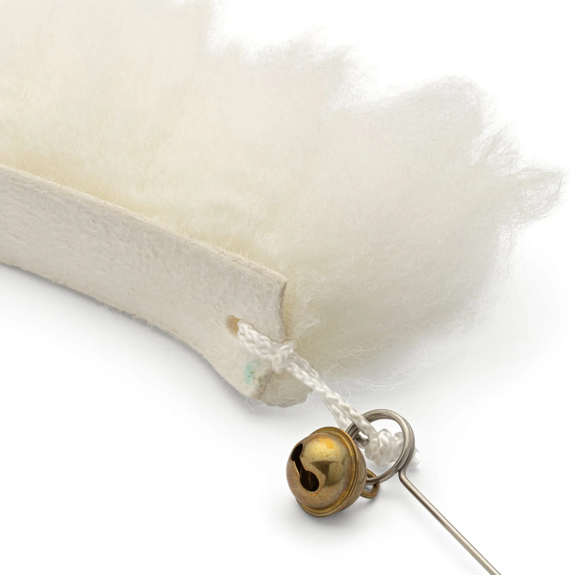 Katzenspielzeug Angel mit Schaffell