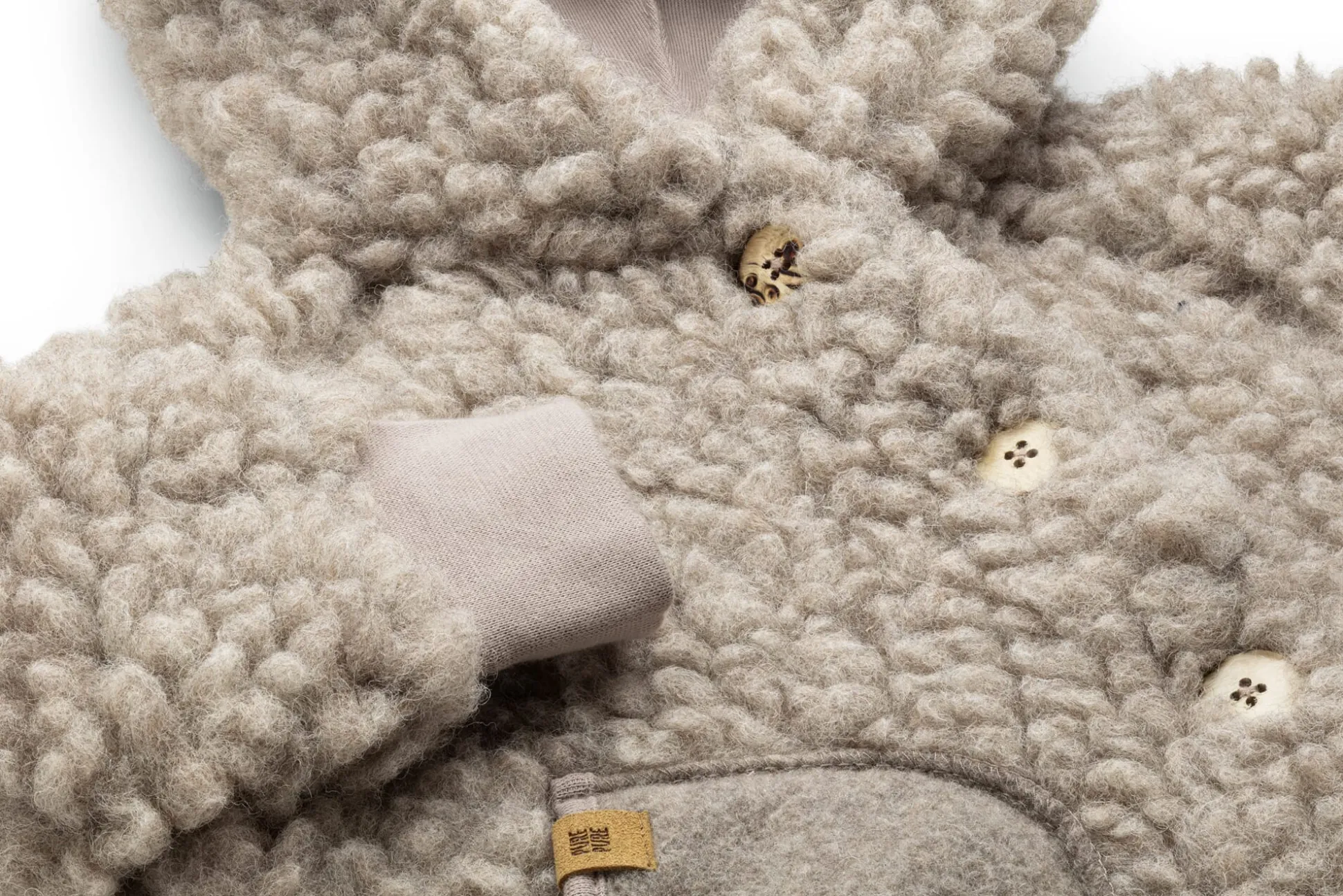 Kinder-Jacke Wollplüsch