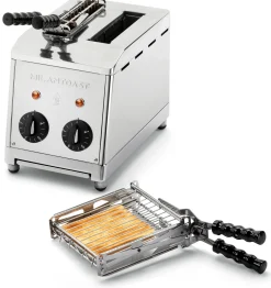 Klassischer Sandwichtoaster mit Zangen