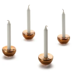 Kleiner Tischleuchter Bronzeguss