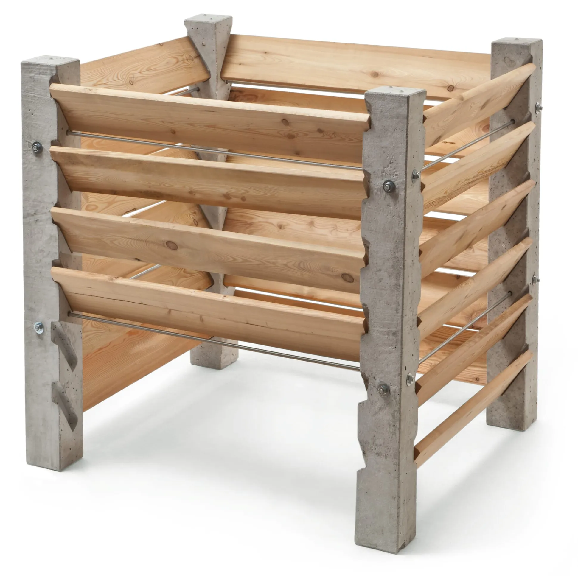 Kompostkiste Beton / Kiefernholz