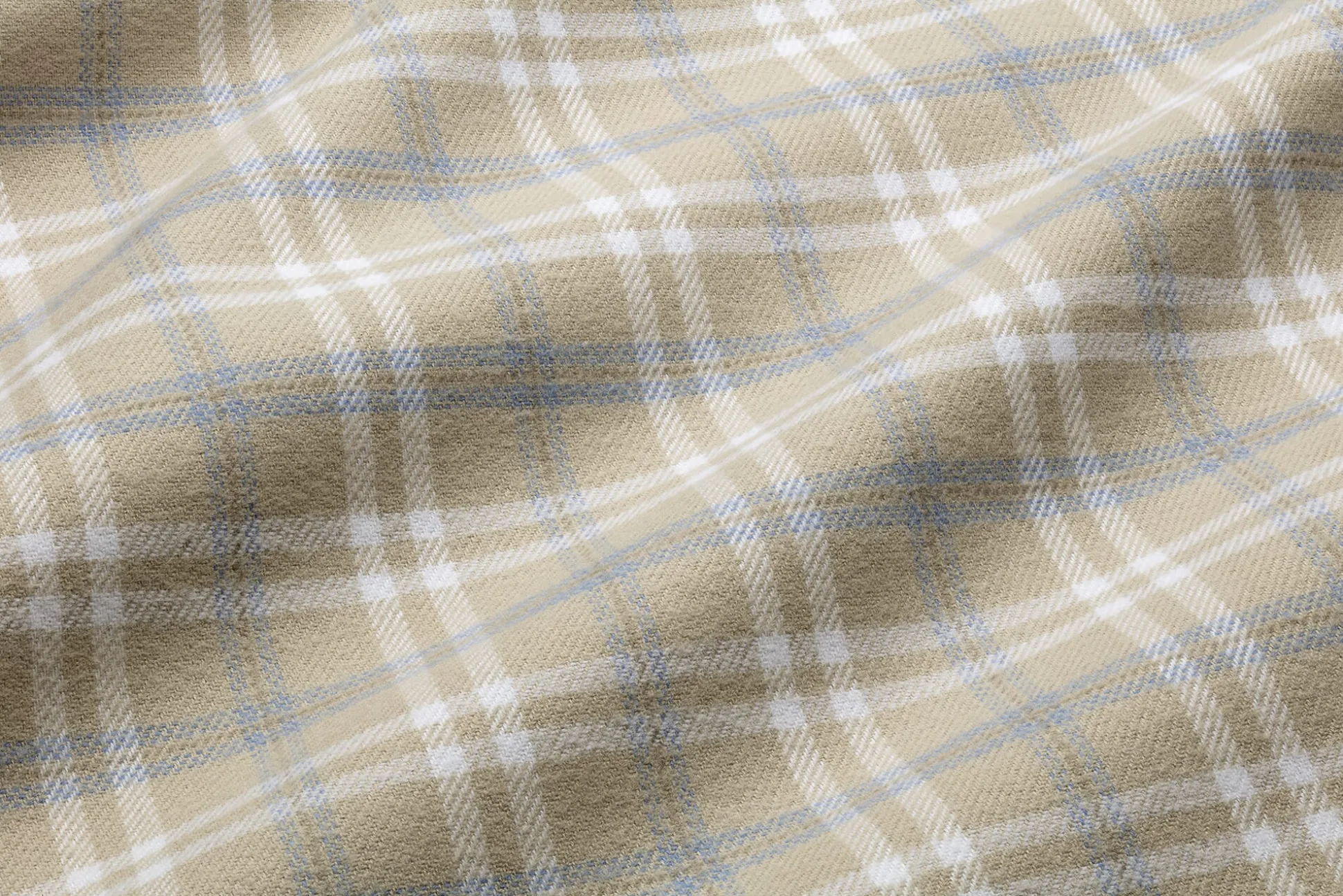 Kopfkissenbezug Flanell kariert