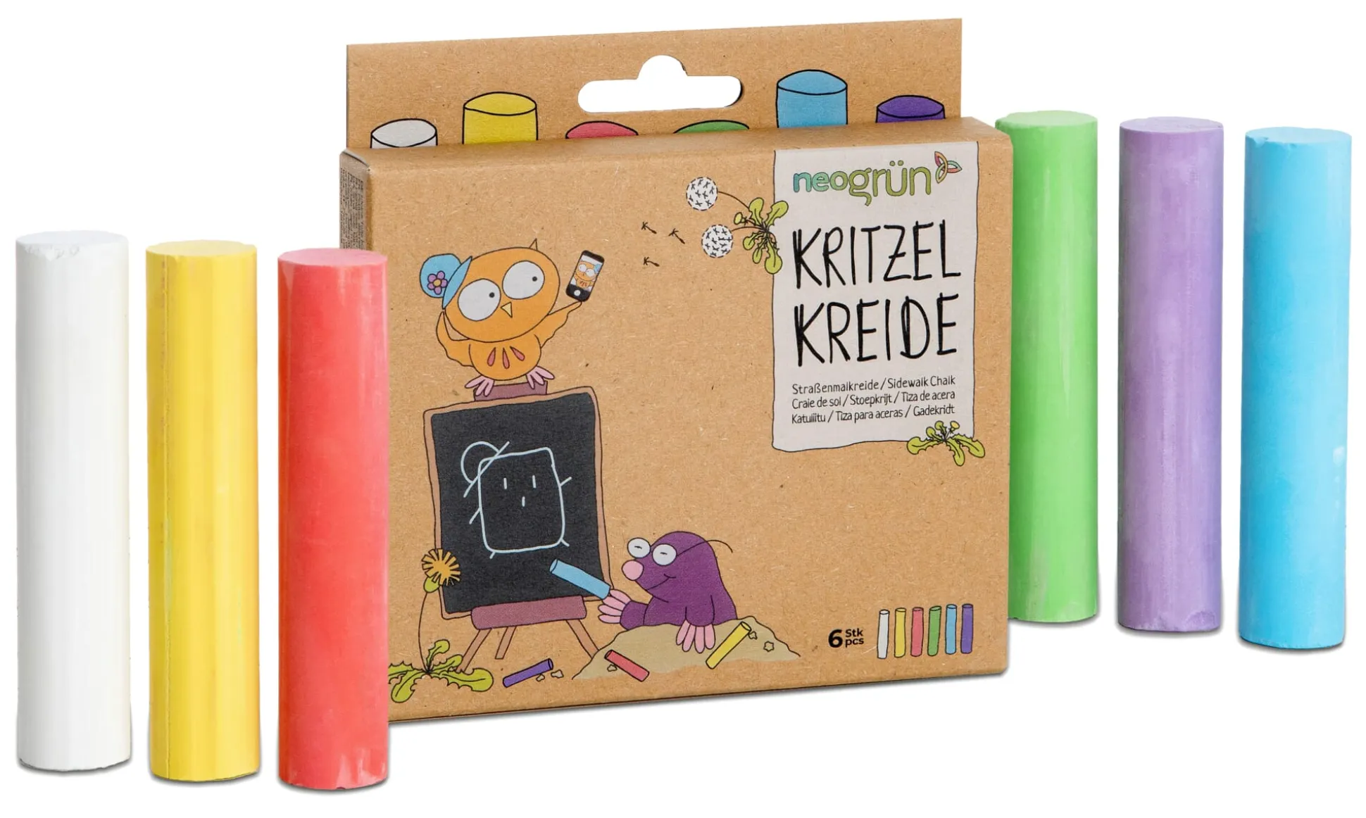 Kreide 6er-Set
