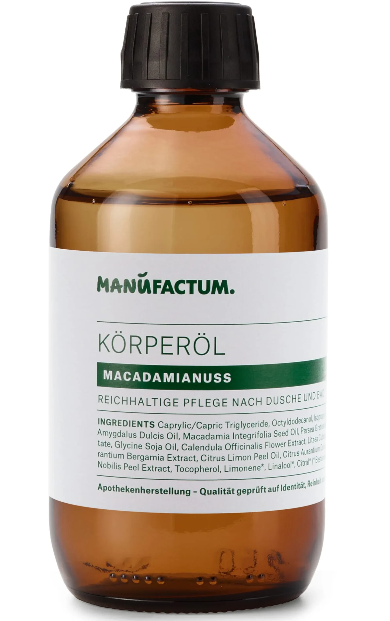 Körperöl Macadamianuss Manufactum