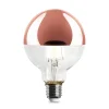 LED-Kopfspiegellampe Globe, Kupfer