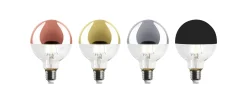 LED-Kopfspiegellampe Globe, Kupfer