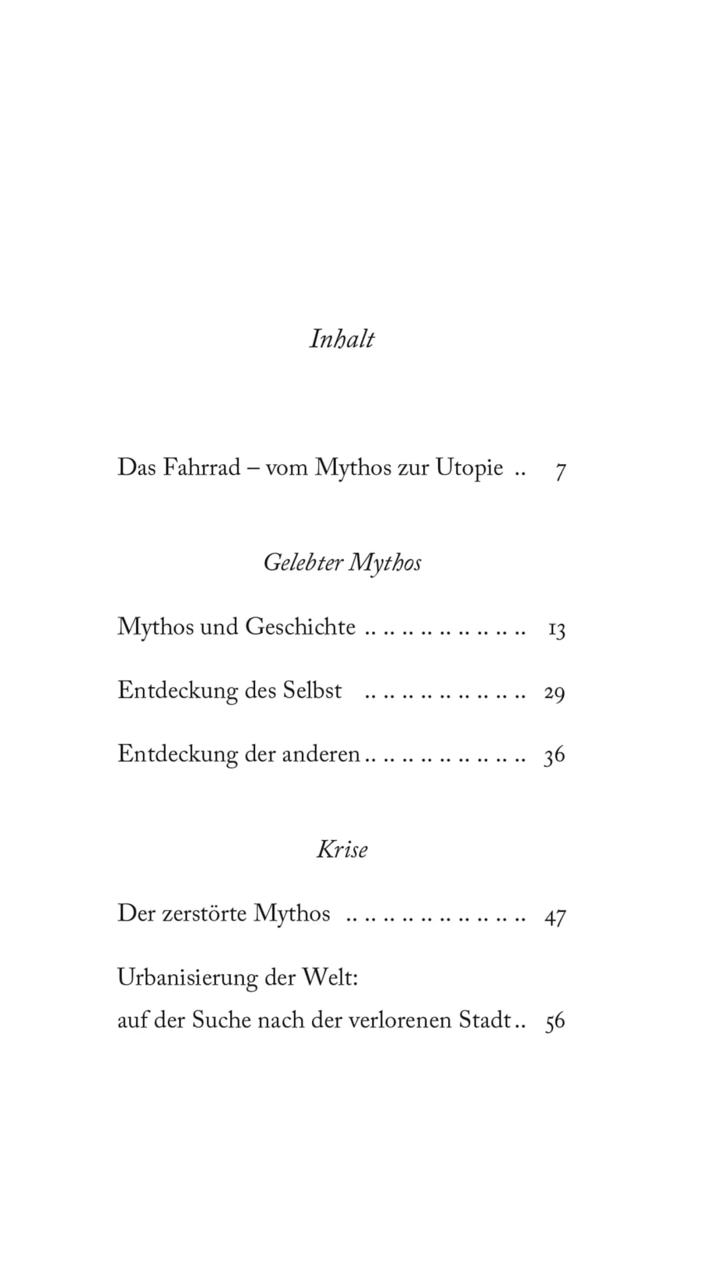 Lob des Fahrrads