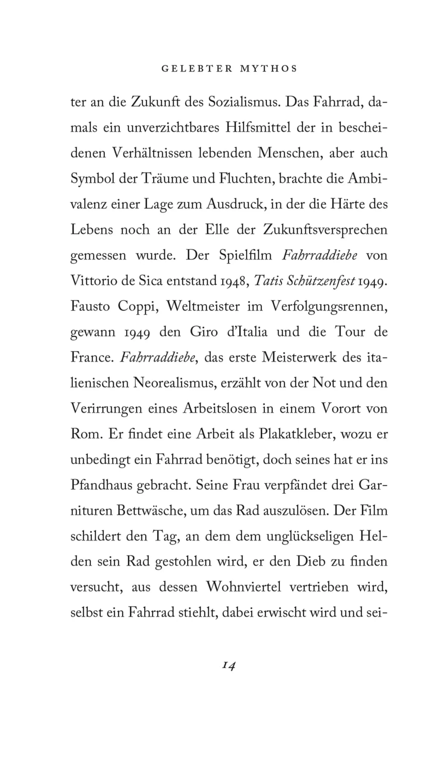 Lob des Fahrrads