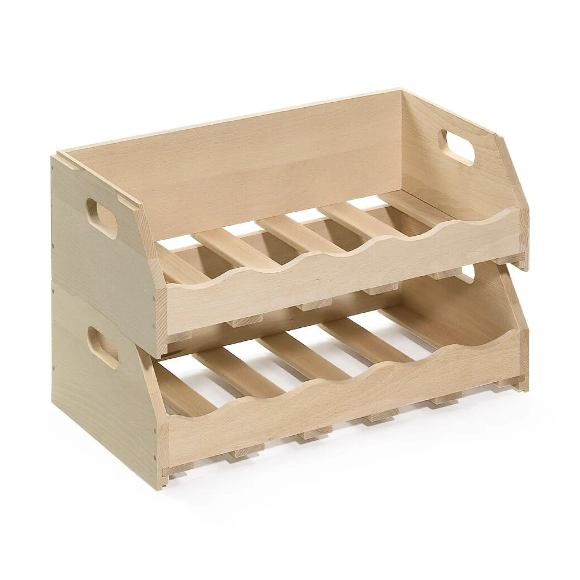 Manufactum Flaschenkiste Buchenholz