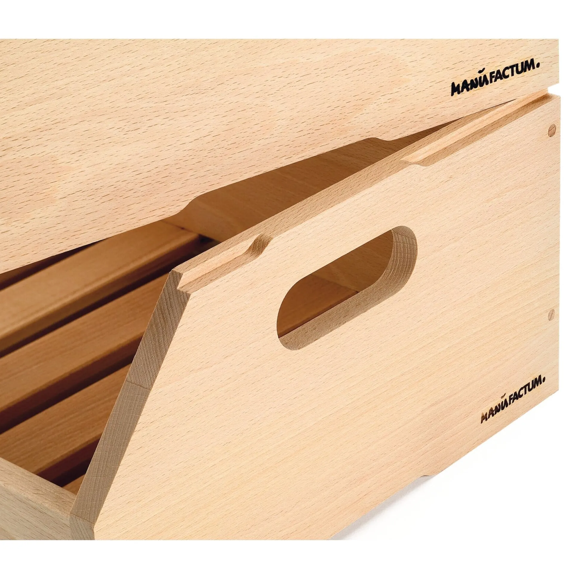 Manufactum Flaschenkiste Buchenholz