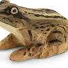 Moorfrosch Lindenholz handgeschnitzt
