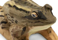Moorfrosch Lindenholz handgeschnitzt