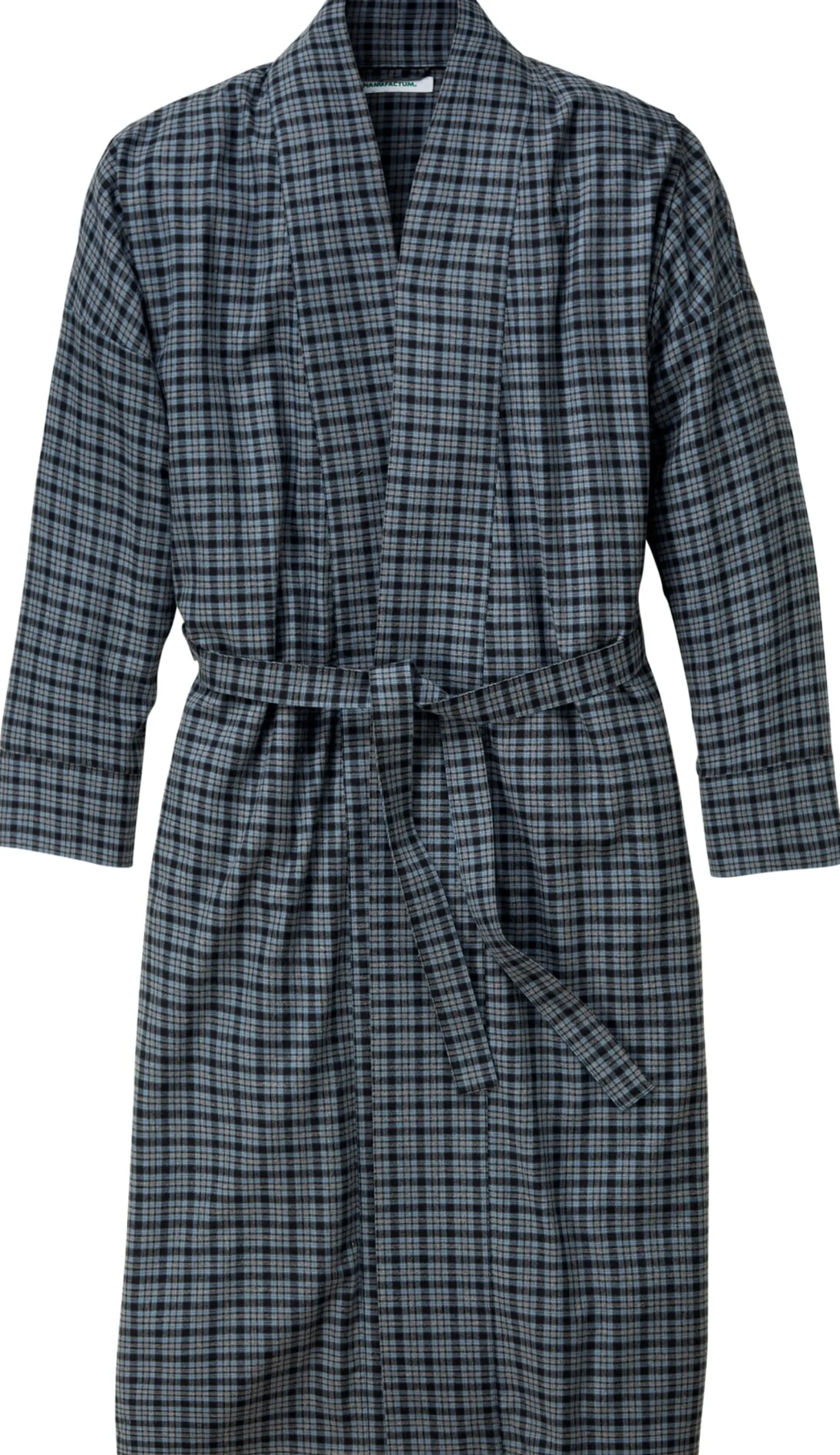 Morgenmantel Flanell Webkaro Unisex