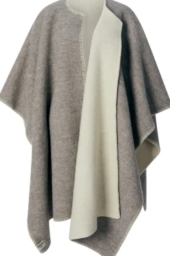 Norwegischer Poncho Lammwolle