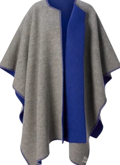 Norwegischer Poncho Lammwolle