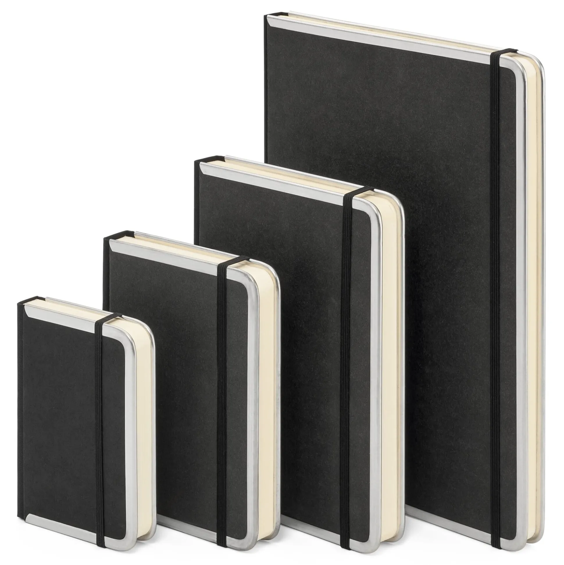 Notizbuch Metallkante A4