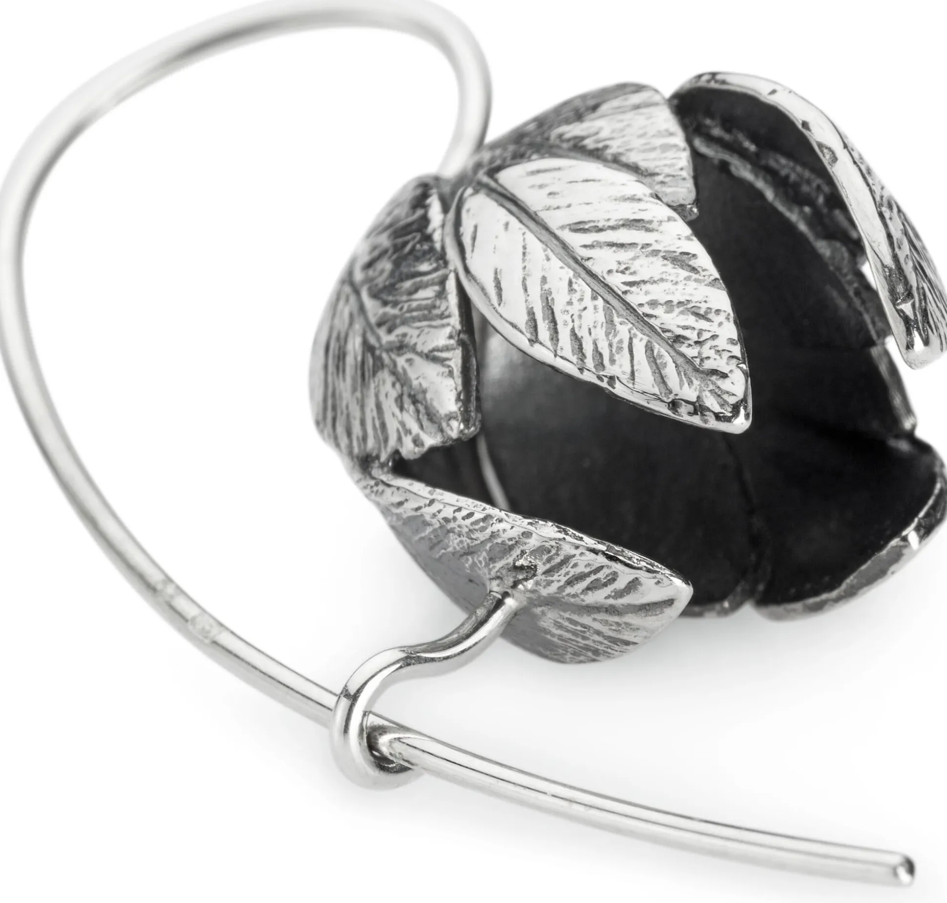 Ohrhänger Blütenkelch, Silber