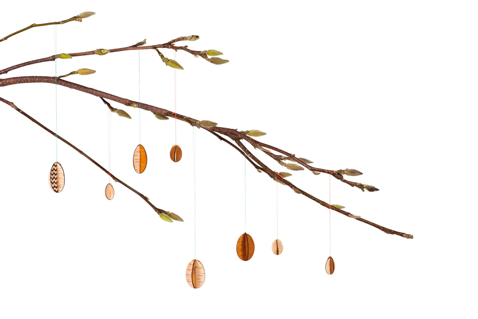 Osterschmuck Birkenrinde