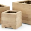 Pflanzkübel Kiefernholz Dreierset