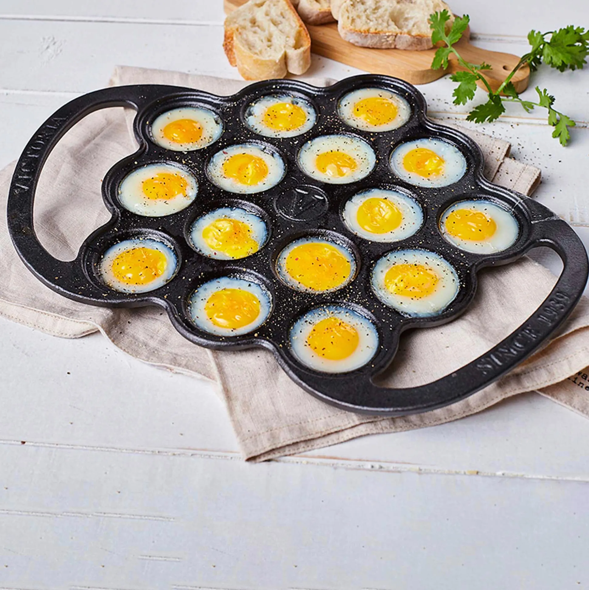 Poffertjes-Pfanne Gusseisen