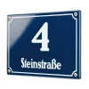 Riess Wiener Hausnummernschild Emaille
