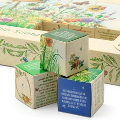 Saatgut-Adventskalender Bio-Blumen für Bienen und Schmetterlinge