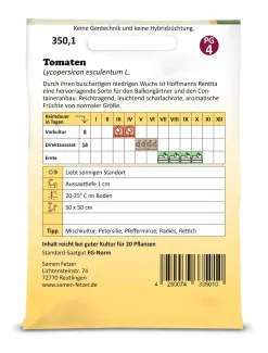 Saatgut Gemüse anbauen auf dem Balkon