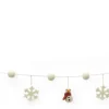 Schneemann-Girlande Filz