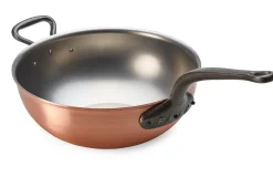 Schwerer Kupfer-Risottotopf/ Wok