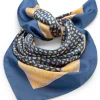 Seidentuch Paisley, Royalblau