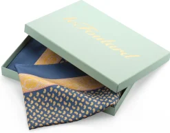 Seidentuch Paisley, Royalblau