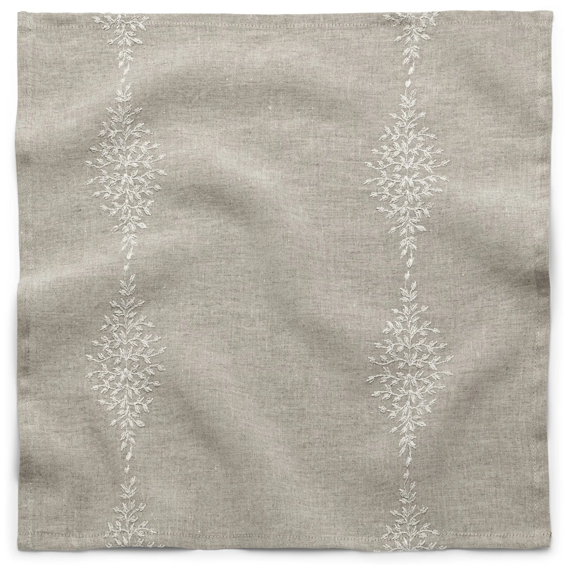 Serviette Leinen Blätterränke
