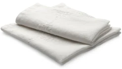 Serviette Leinen Blätterränke