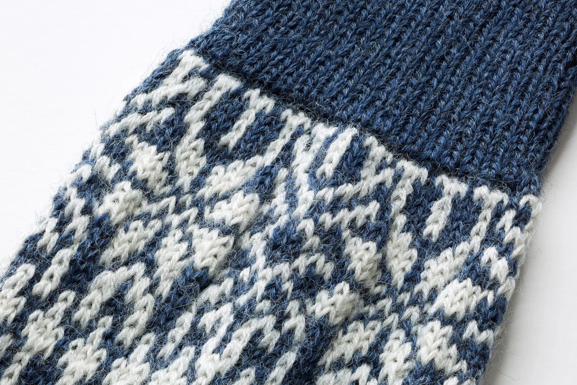 Socke Jacquard Schurwolle