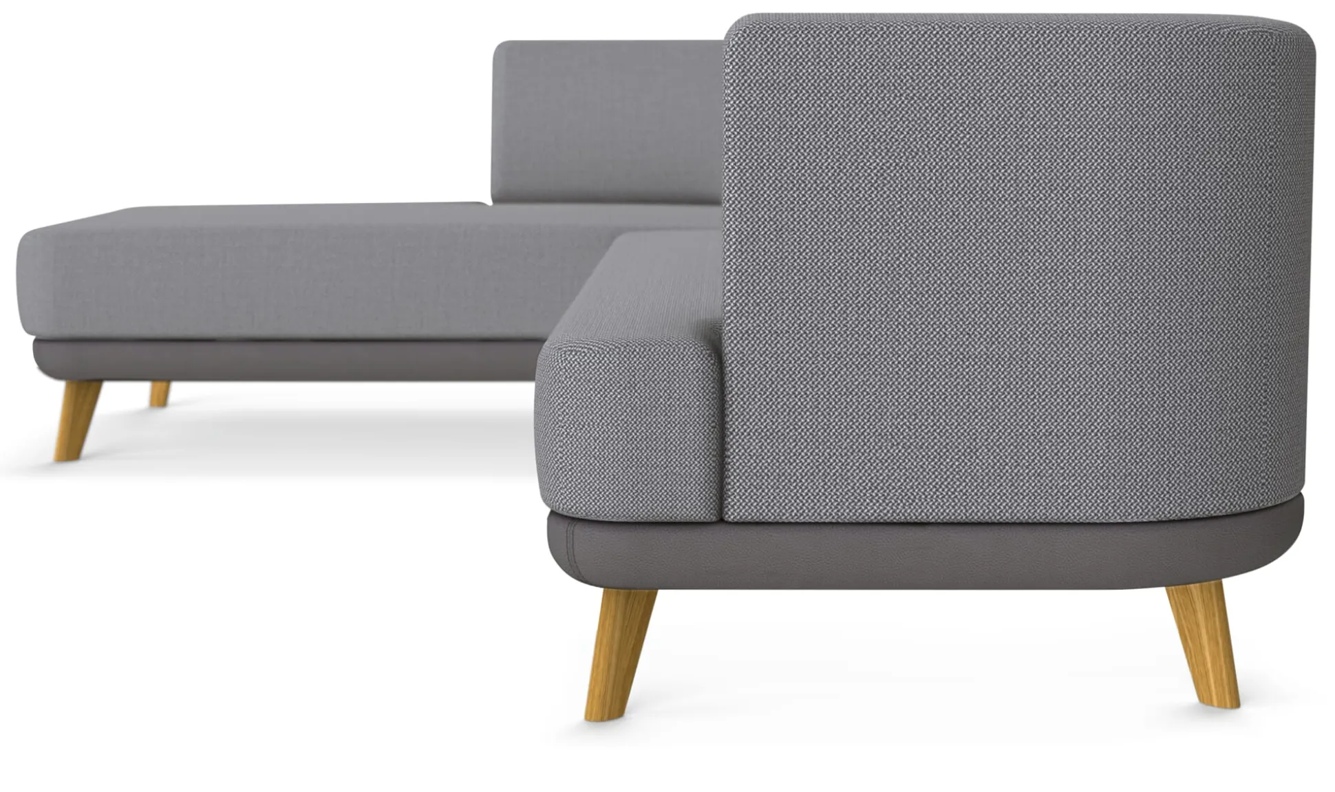 Sofa-Kombination Linnea Schurwolle und Leder