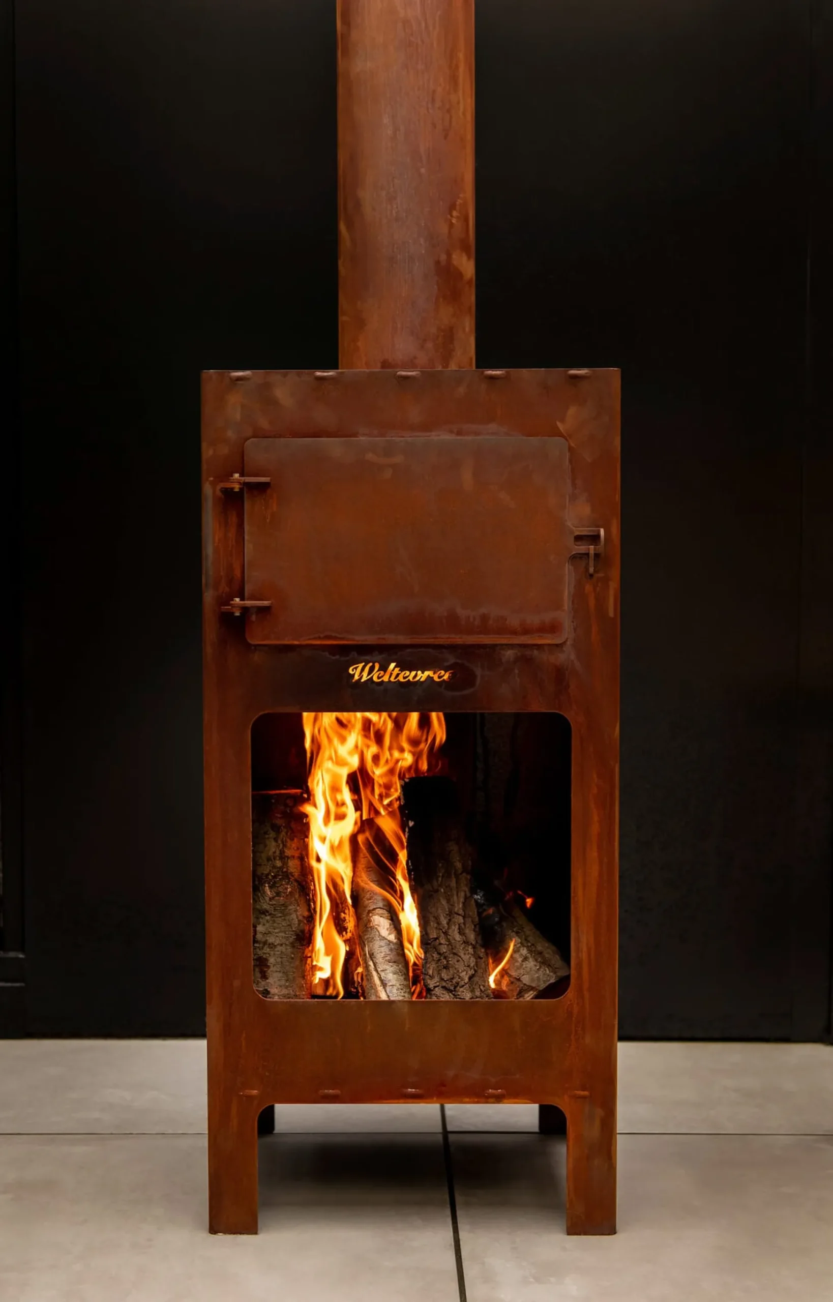 Stahlherd Outdooroven