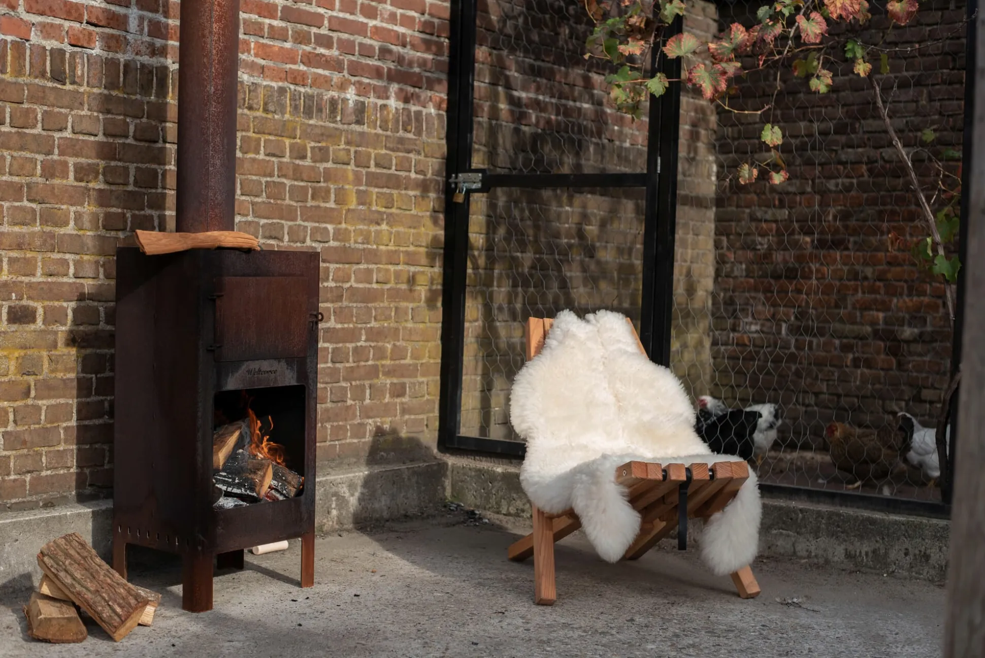 Stahlherd Outdooroven