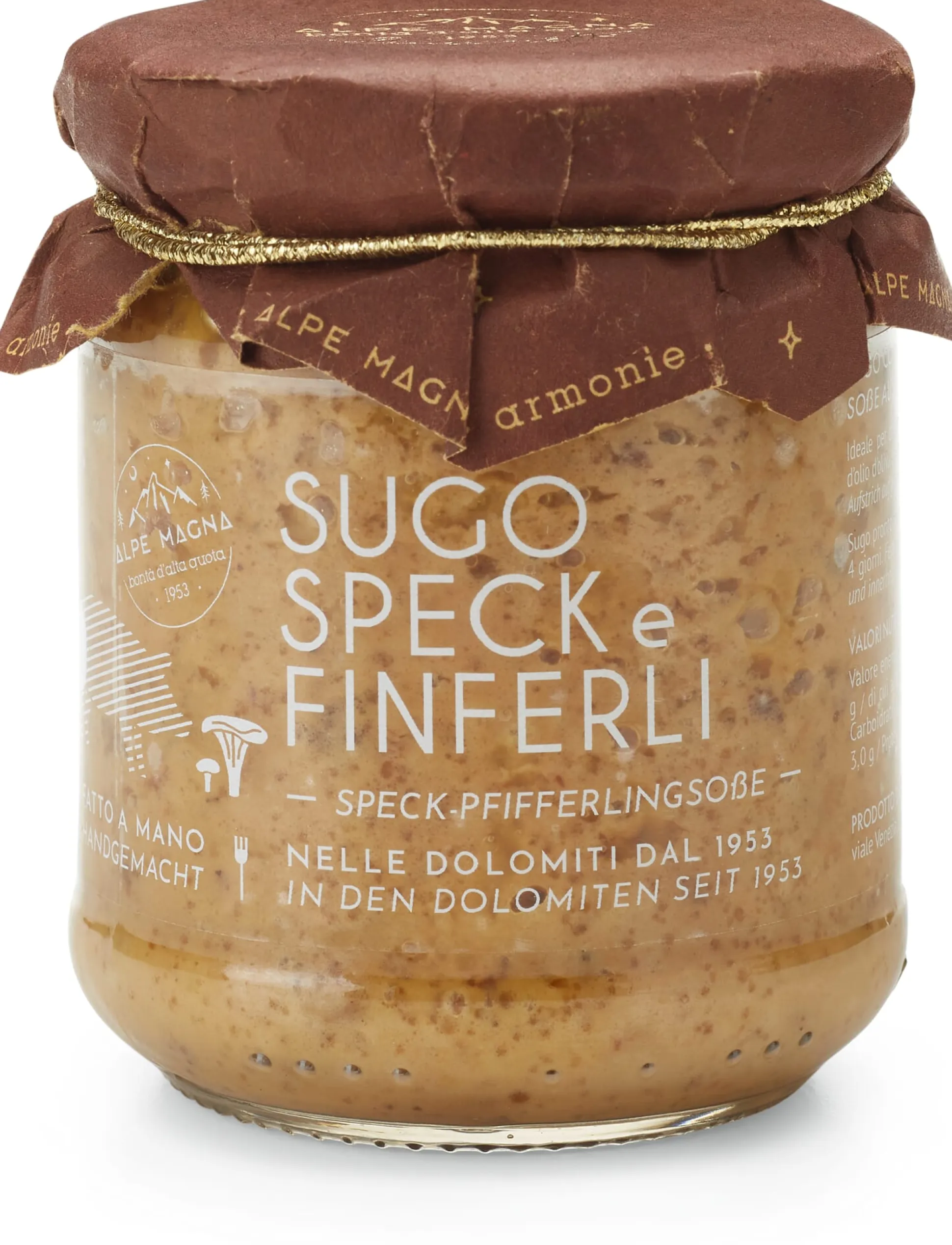Sugo mit Speck und Pfifferlingen