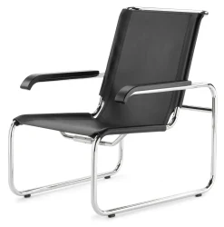 Thonet Stahlrohrsessel S 35 Kernleder L