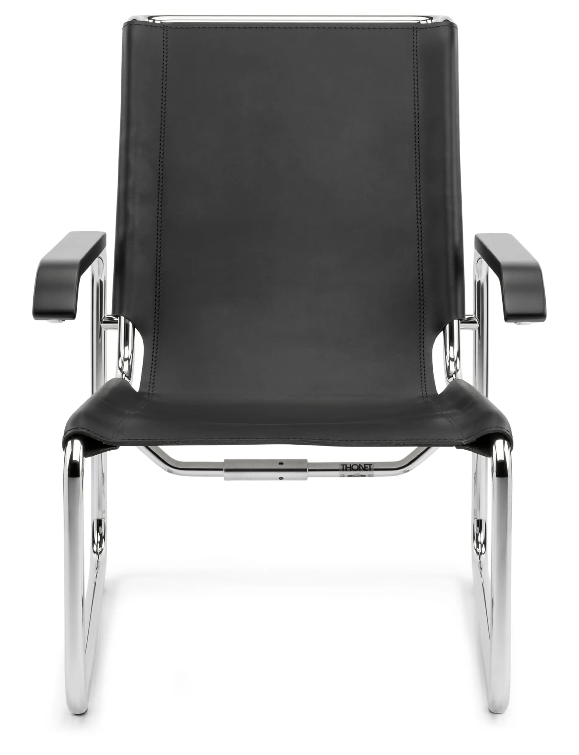Thonet Stahlrohrsessel S 35 Kernleder L