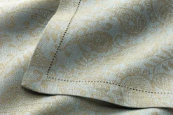 Tischdecke Jacquard Leinen