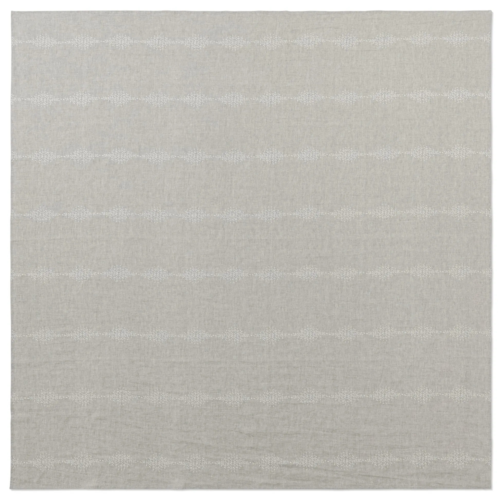 Tischdecke Leinen Blätterranke